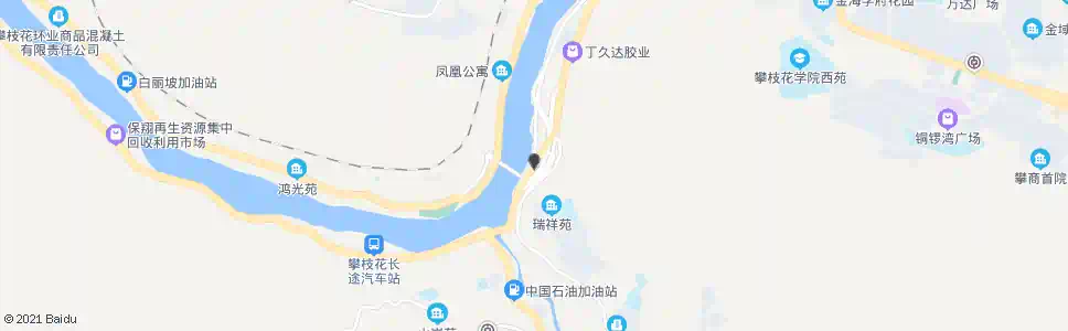 攀枝花渡口立交桥_公交站地图_攀枝花公交_妙搜公交查询2025