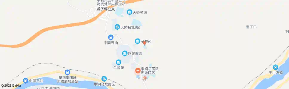 攀枝花市十小_公交站地图_攀枝花公交_妙搜公交查询2025