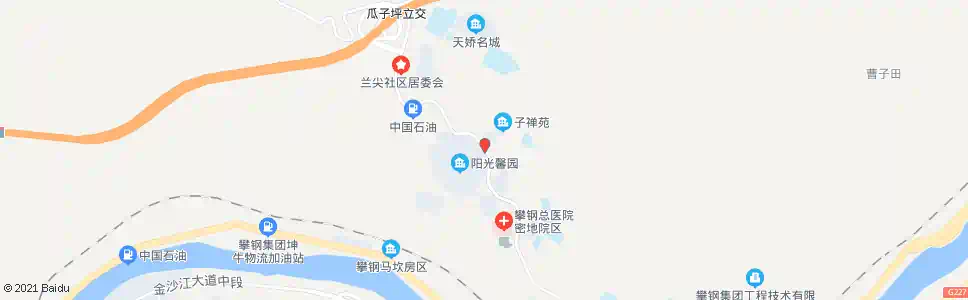 攀枝花兴隆花园_公交站地图_攀枝花公交_妙搜公交查询2025
