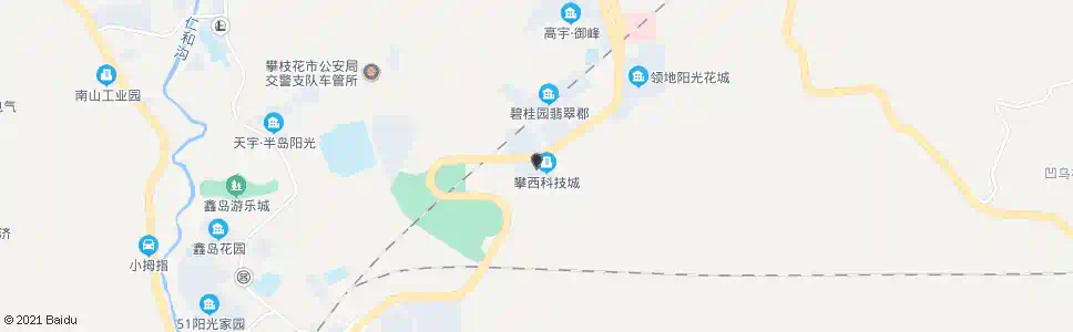 攀枝花市政务中心_公交站地图_攀枝花公交_妙搜公交查询2025