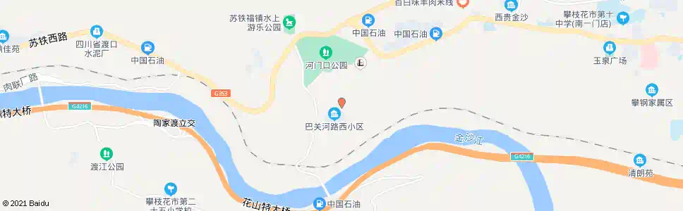 攀枝花洗煤厂_公交站地图_攀枝花公交_妙搜公交查询2025