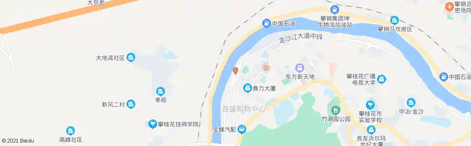 攀枝花泉福路_公交站地图_攀枝花公交_妙搜公交查询2025