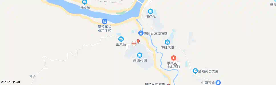 攀枝花远达花园_公交站地图_攀枝花公交_妙搜公交查询2025