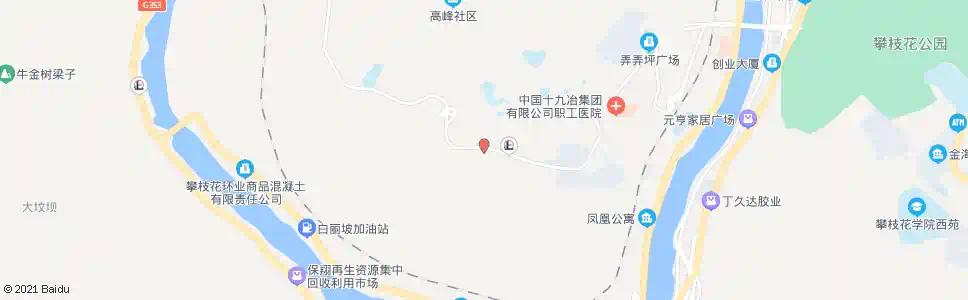 攀枝花大花地南路_公交站地图_攀枝花公交_妙搜公交查询2025