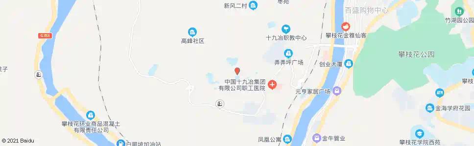 攀枝花工安农贸市场_公交站地图_攀枝花公交_妙搜公交查询2025
