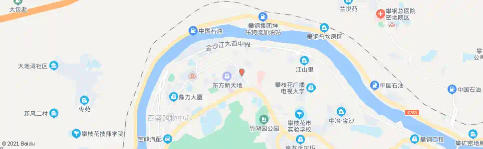 攀枝花炳草岗大街_公交站地图_攀枝花公交_妙搜公交查询2025