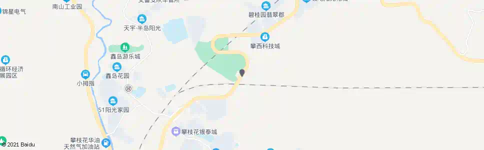 攀枝花白沙坡_公交站地图_攀枝花公交_妙搜公交查询2025