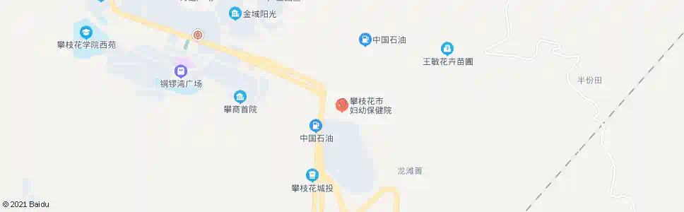 攀枝花市妇幼保健院_公交站地图_攀枝花公交_妙搜公交查询2025