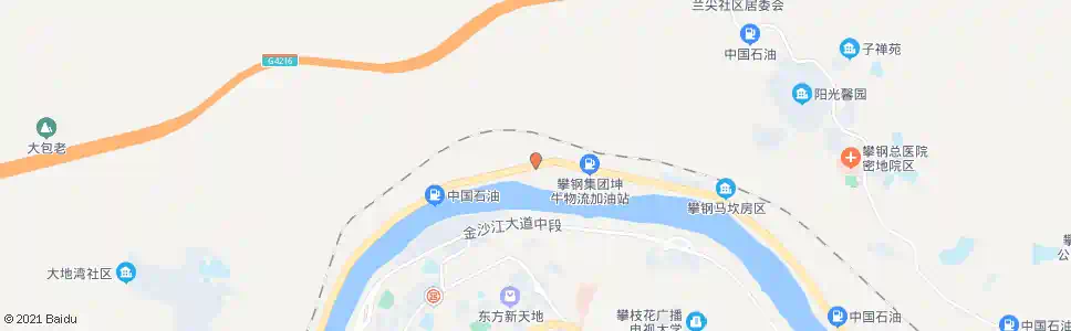 攀枝花马坎_公交站地图_攀枝花公交_妙搜公交查询2025