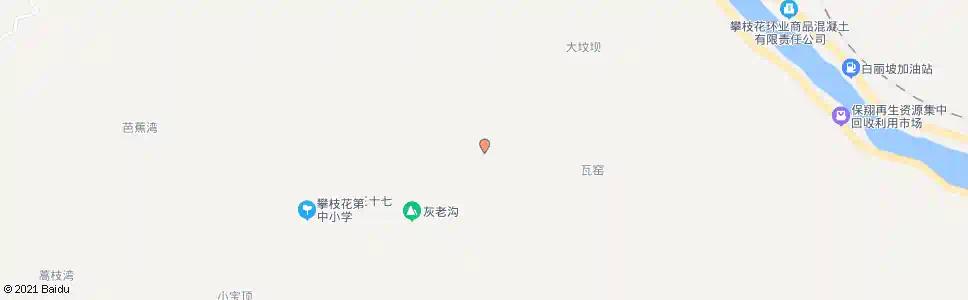 攀枝花道班_公交站地图_攀枝花公交_妙搜公交查询2025