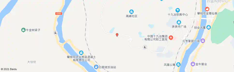 攀枝花团山路_公交站地图_攀枝花公交_妙搜公交查询2025