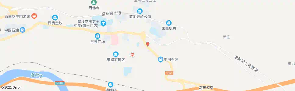 攀枝花梨树坪_公交站地图_攀枝花公交_妙搜公交查询2025