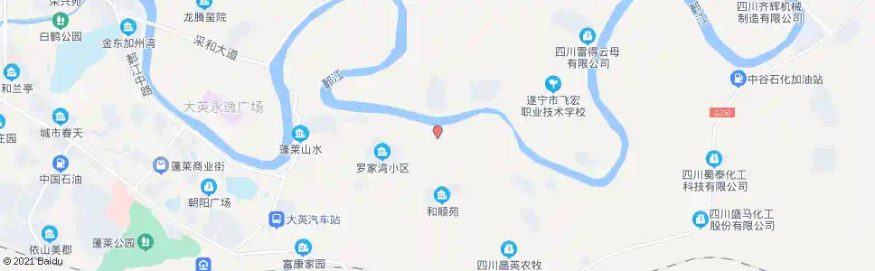 遂宁污水厂_公交站地图_遂宁公交_妙搜公交查询2025