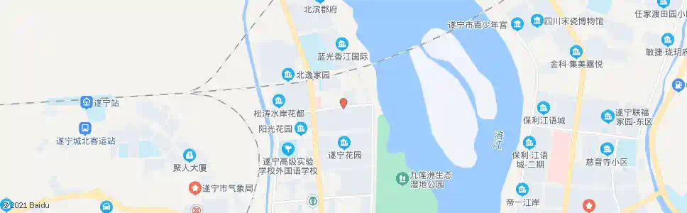 遂宁九莲街_公交站地图_遂宁公交_妙搜公交查询2025