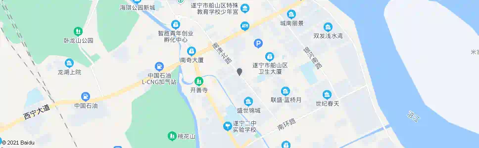 遂宁师校_公交站地图_遂宁公交_妙搜公交查询2025