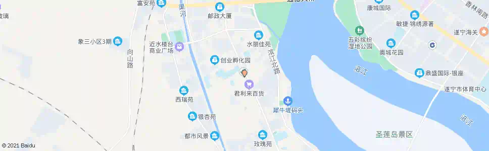 遂宁界福桥_公交站地图_遂宁公交_妙搜公交查询2025