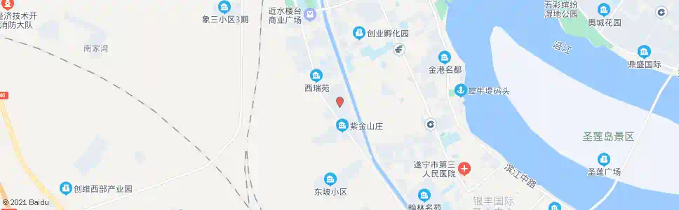 遂宁银河家园_公交站地图_遂宁公交_妙搜公交查询2025
