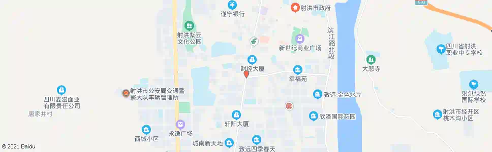 遂宁银丰国际_公交站地图_遂宁公交_妙搜公交查询2025