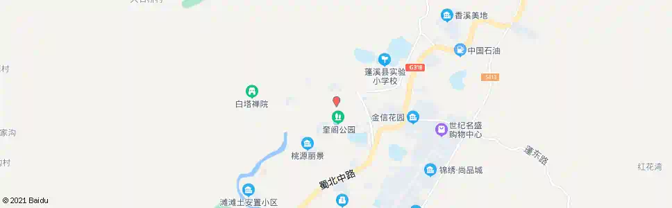 遂宁奎阁公园_公交站地图_遂宁公交_妙搜公交查询2025