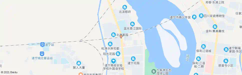 遂宁实验高中_公交站地图_遂宁公交_妙搜公交查询2025