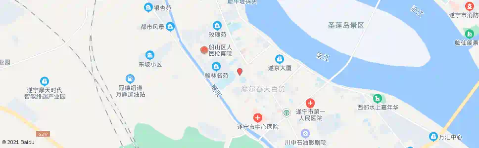 遂宁育才路西口_公交站地图_遂宁公交_妙搜公交查询2025