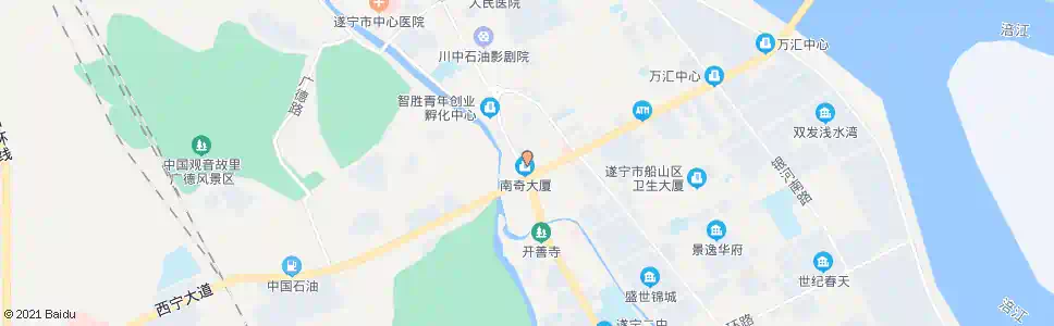 遂宁永逸家居_公交站地图_遂宁公交_妙搜公交查询2025
