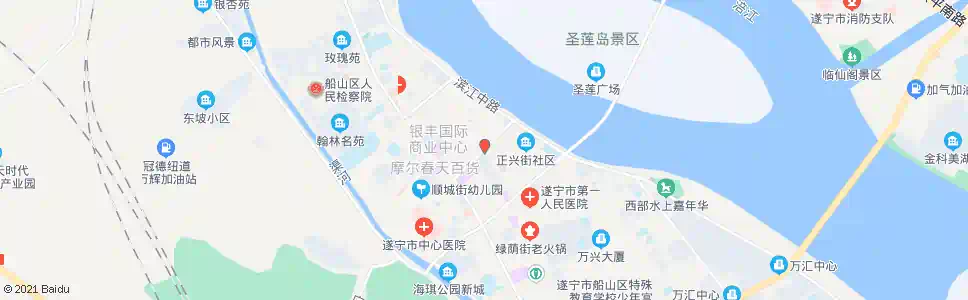 遂宁德胜路东_公交站地图_遂宁公交_妙搜公交查询2025