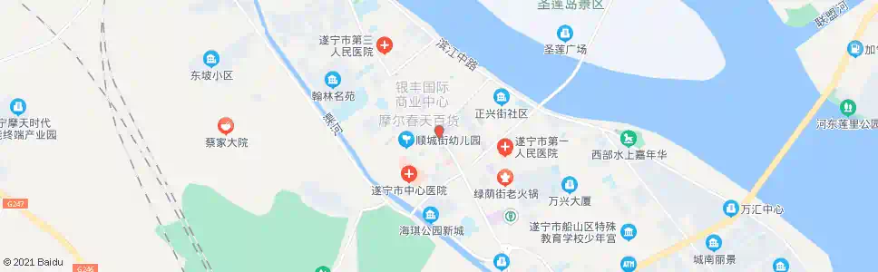 遂宁德胜路西口_公交站地图_遂宁公交_妙搜公交查询2025