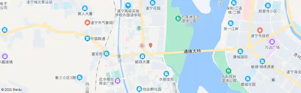 遂宁川中大市场_公交站地图_遂宁公交_妙搜公交查询2025