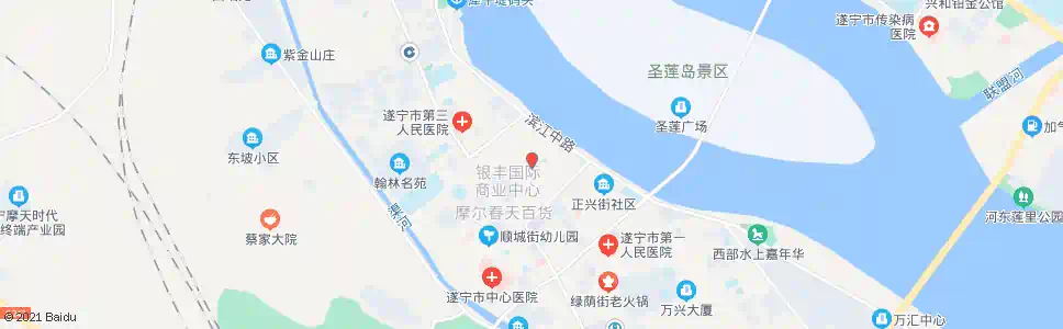 遂宁三清街_公交站地图_遂宁公交_妙搜公交查询2025