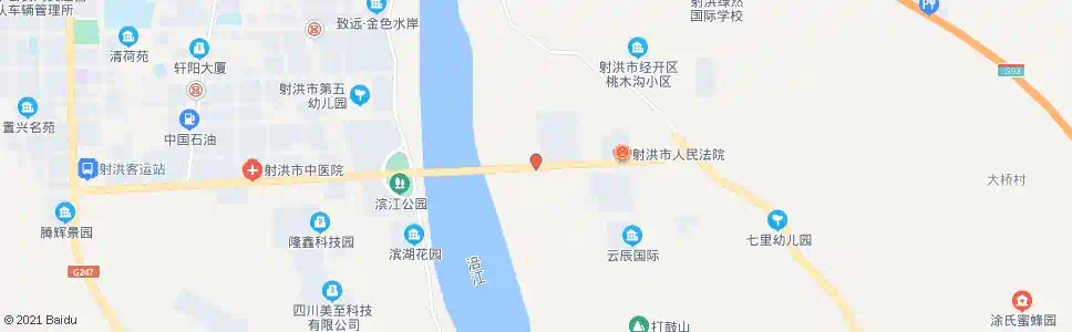 遂宁三桥东_公交站地图_遂宁公交_妙搜公交查询2025