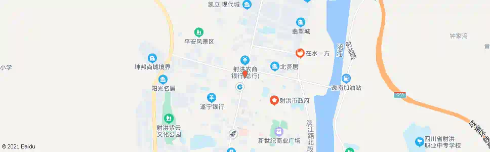 遂宁北转盘_公交站地图_遂宁公交_妙搜公交查询2025