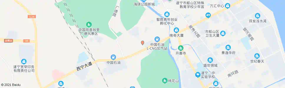 遂宁二井沟口_公交站地图_遂宁公交_妙搜公交查询2025