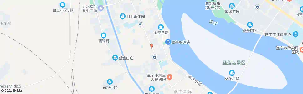 遂宁城北粮站_公交站地图_遂宁公交_妙搜公交查询2025