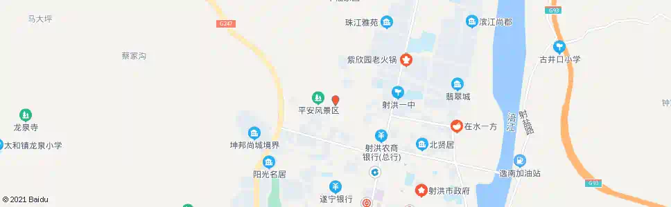 遂宁东山门_公交站地图_遂宁公交_妙搜公交查询2025
