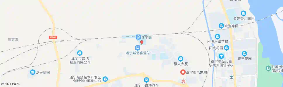 遂宁子昴广场_公交站地图_遂宁公交_妙搜公交查询2025