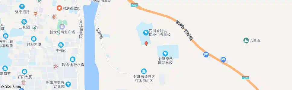 遂宁市职中_公交站地图_遂宁公交_妙搜公交查询2025