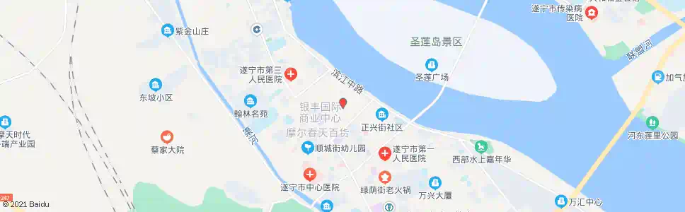遂宁紫东街东口_公交站地图_遂宁公交_妙搜公交查询2025