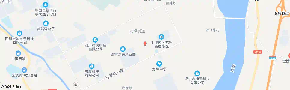 遂宁大转弯_公交站地图_遂宁公交_妙搜公交查询2025
