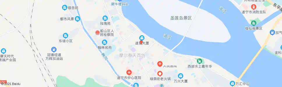 遂宁建设银行_公交站地图_遂宁公交_妙搜公交查询2025