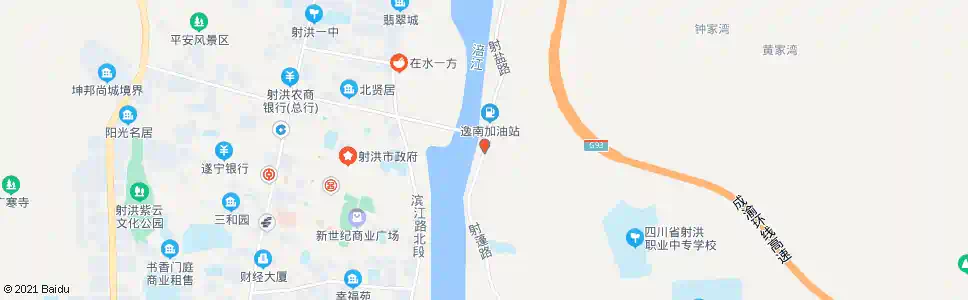 遂宁涪江一桥_公交站地图_遂宁公交_妙搜公交查询2025