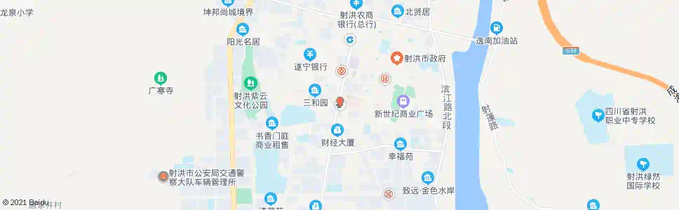 遂宁人民医院_公交站地图_遂宁公交_妙搜公交查询2025