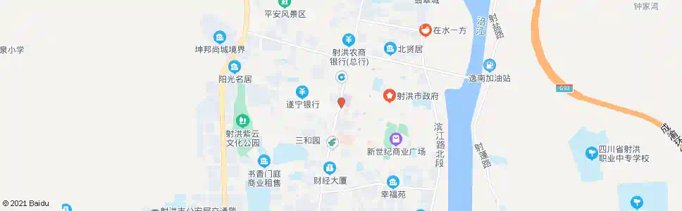 遂宁世纪摩登_公交站地图_遂宁公交_妙搜公交查询2025