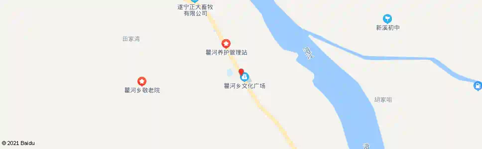 遂宁新瞿河_公交站地图_遂宁公交_妙搜公交查询2025