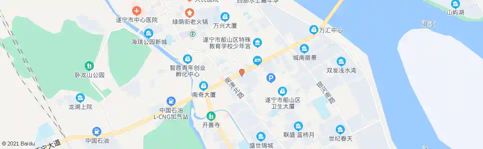 遂宁南津桥_公交站地图_遂宁公交_妙搜公交查询2025