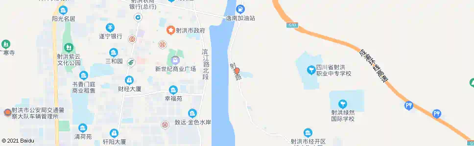 遂宁五佛洞_公交站地图_遂宁公交_妙搜公交查询2025