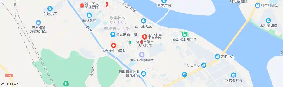 遂宁新市场_公交站地图_遂宁公交_妙搜公交查询2025
