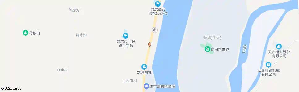 遂宁广兴初中_公交站地图_遂宁公交_妙搜公交查询2025