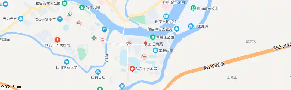 雅安上坝路口_公交站地图_雅安公交_妙搜公交查询2025