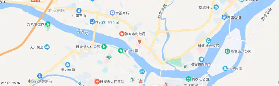 雅安南三路口_公交站地图_雅安公交_妙搜公交查询2025